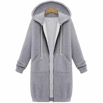 Casual Lang Damesvest - CozyZip