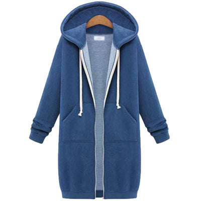Casual Lang Damesvest - CozyZip