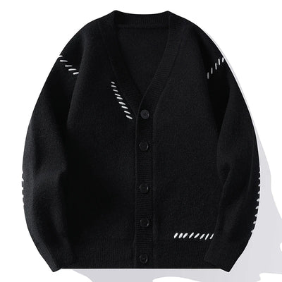 Moon | Gebreid vest patchwork