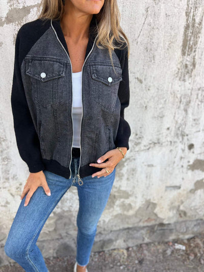 Maja - Denim Moderne Jas