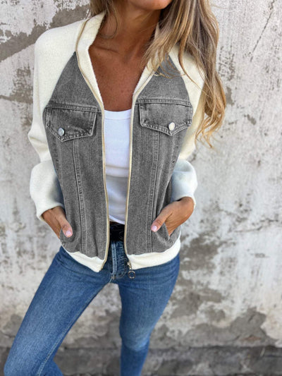 Maja - Denim Moderne Jas